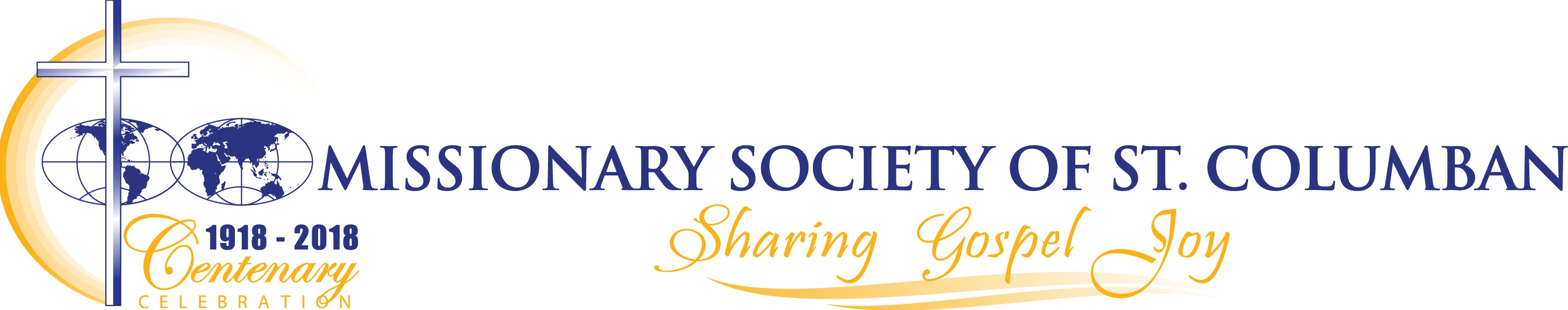 Centenary Logo Sharing Gospel Joy Columban Missionaries