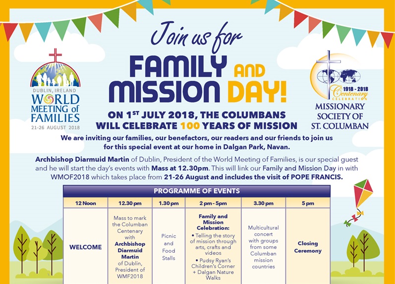 Fr Cyril Lovett talks about the events planned for Family and Mission Day