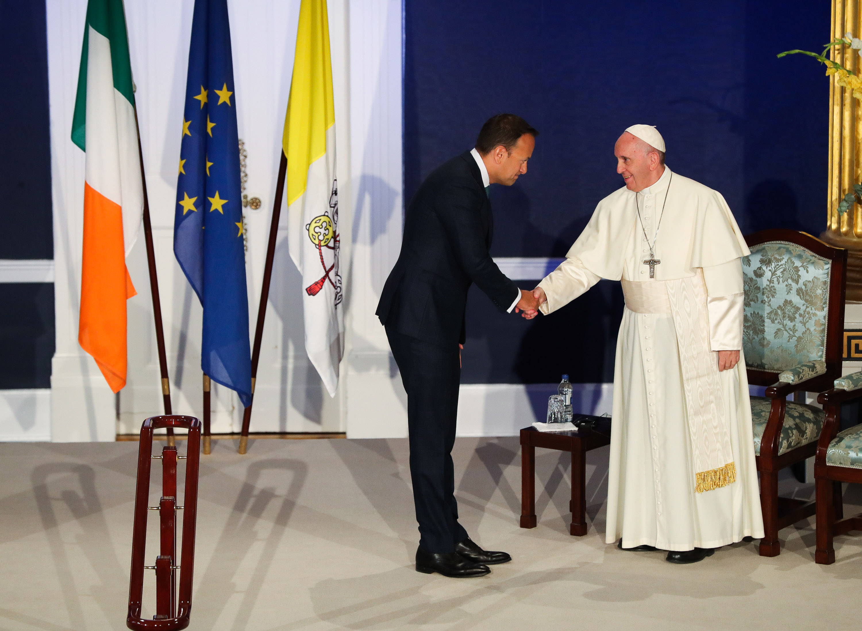 Pope and Taoiseach reference legacy of St Columbanus