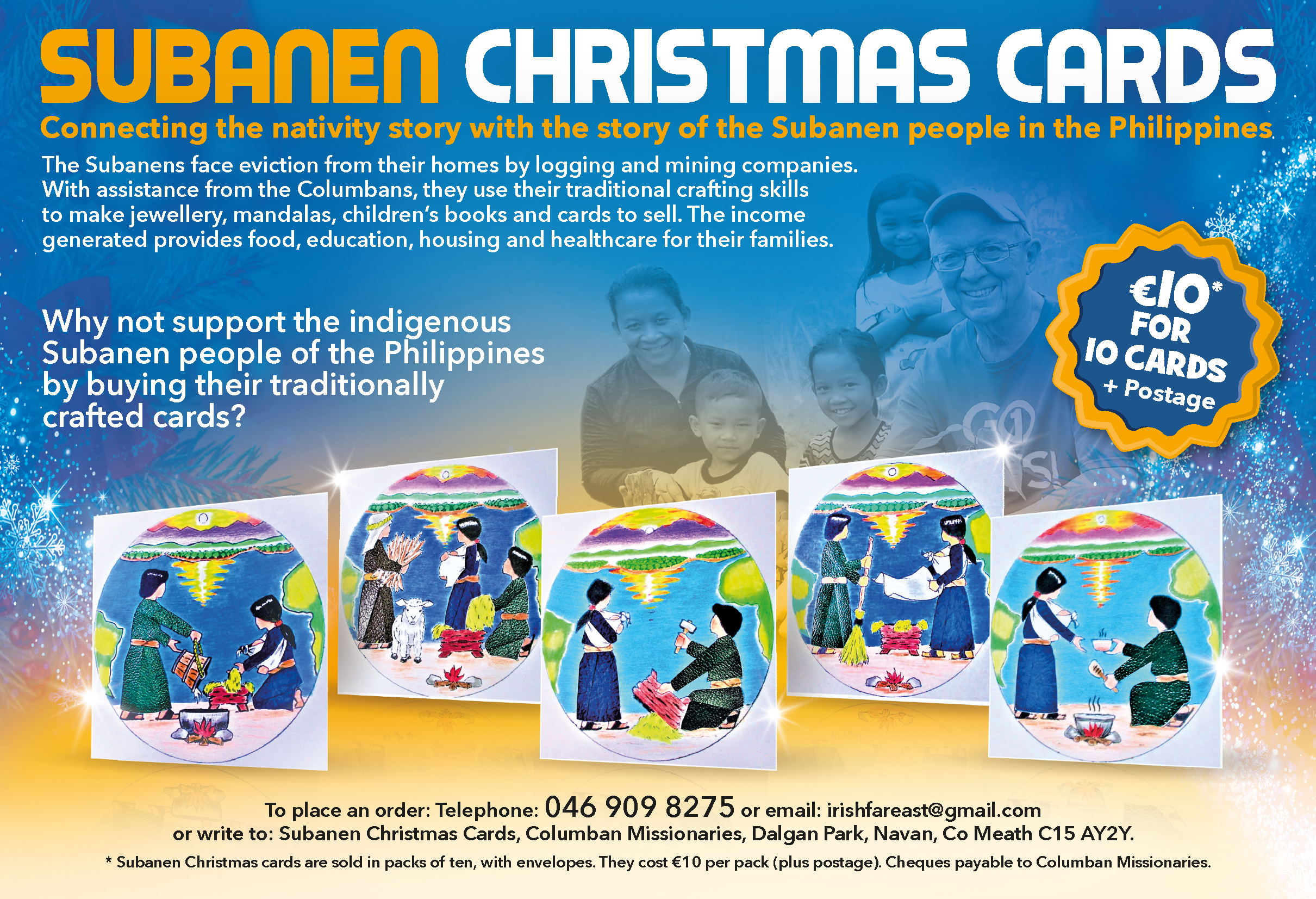 Subanen Christmas cards are on sale!