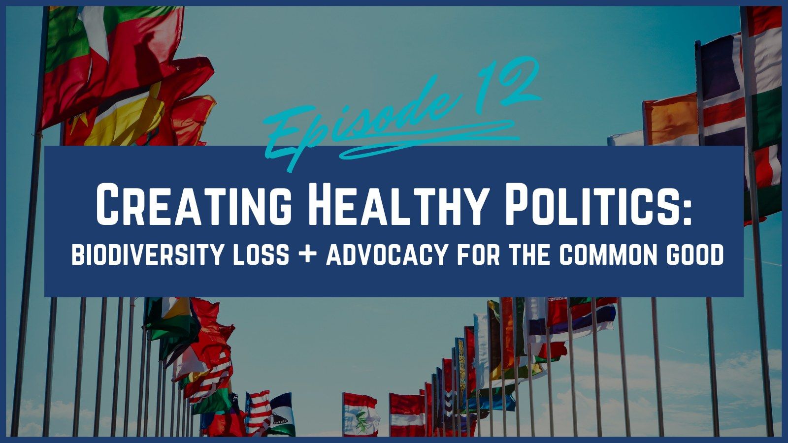Jubilee for the Earth | Creating Healthy Politics: Biodiversity Loss + Advocacy for the Common Good