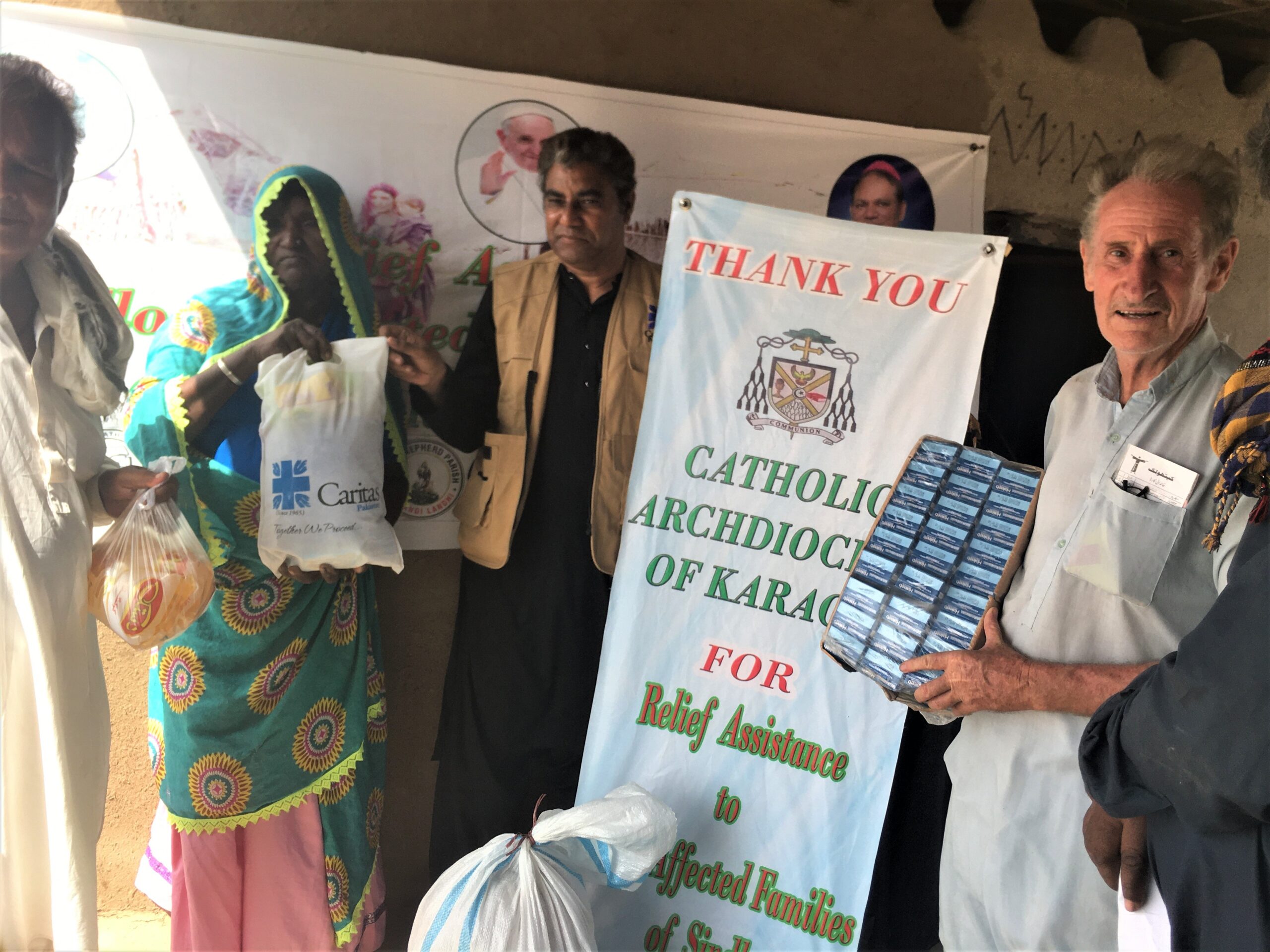Pakistan food rations a “Godsend” to flood victims