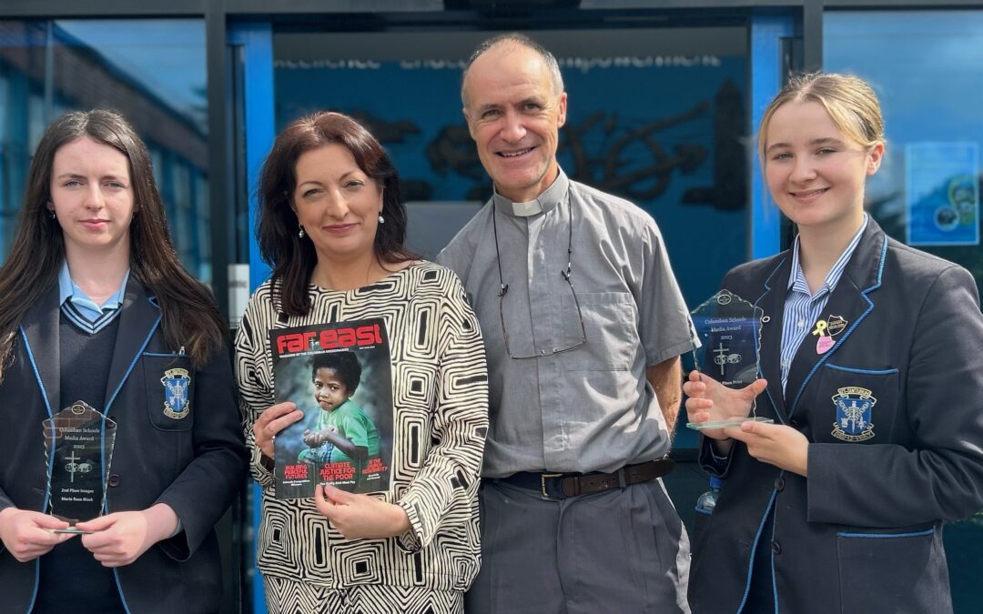 Fr Pat Colgan Presents Awards to 2023 Competition Winners