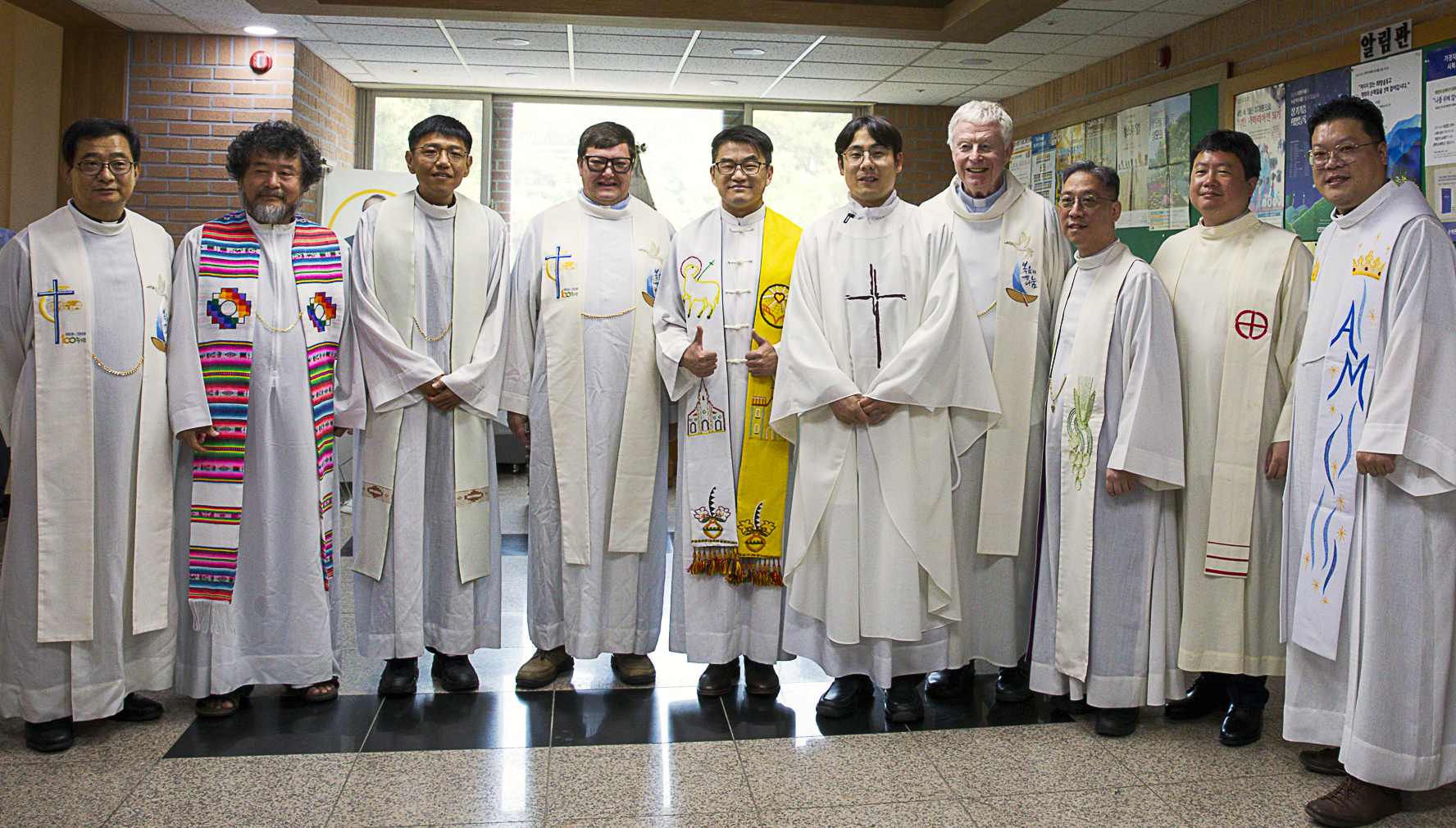 Verano with some of the Columban Priests after the ordination