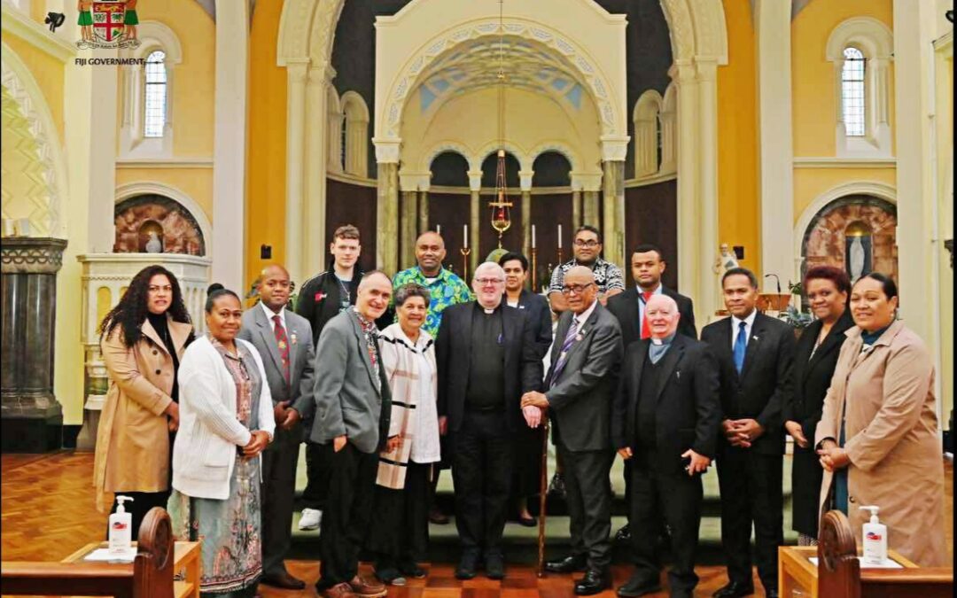 President of Fiji Thanks Columbans During Dalgan Visit