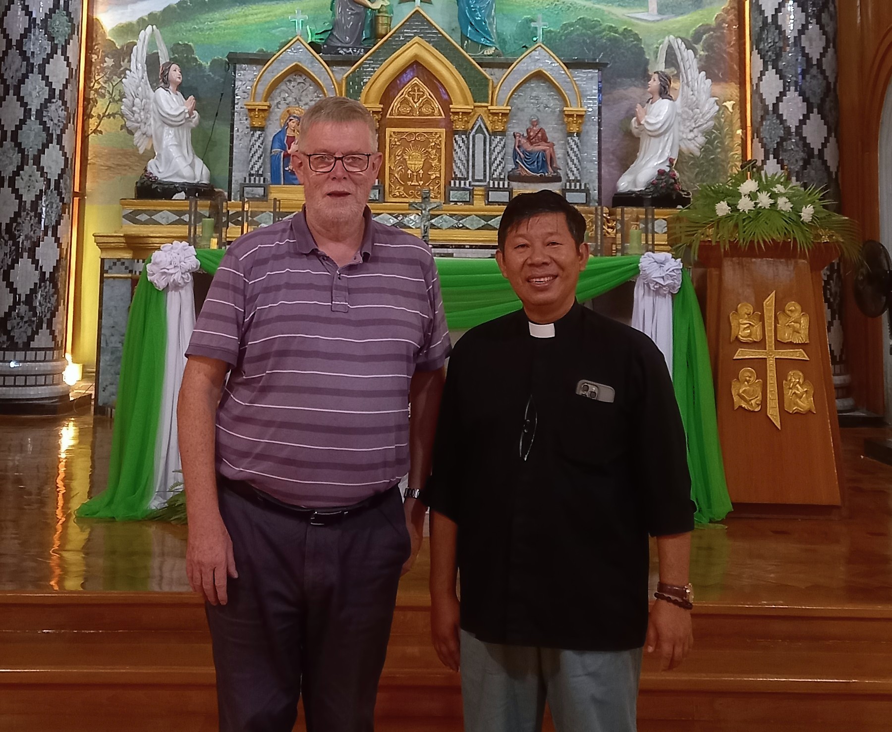 Renovation of Cathedral of St Columban in Myitkyina