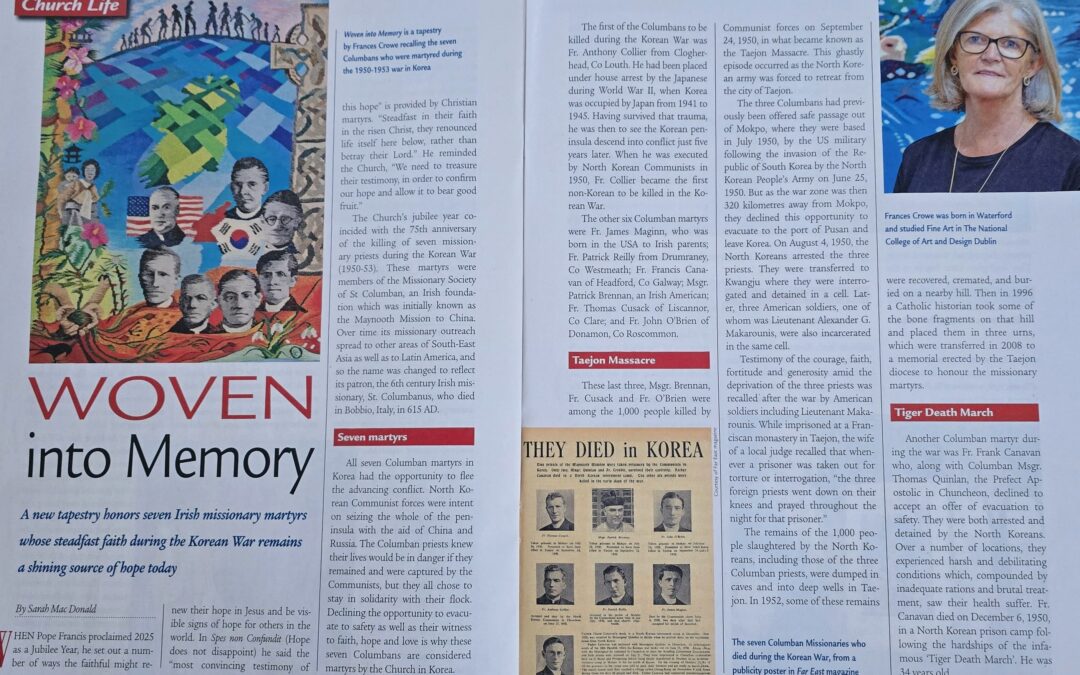 Messenger of St Anthony Features Columban Martyrs