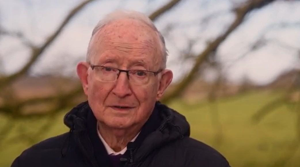 Fr Cyril Lovett Recites his Poem ‘Snowdrops’