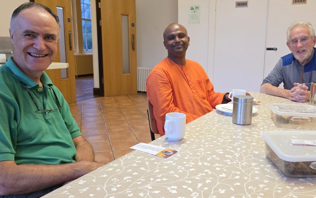 Swami-jii Shantivratananda From India Visits Dalgan